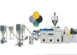 400 Kg/Hr-pvc die Lijn 75mm tot 250mm SJ75/33 pelletiseren